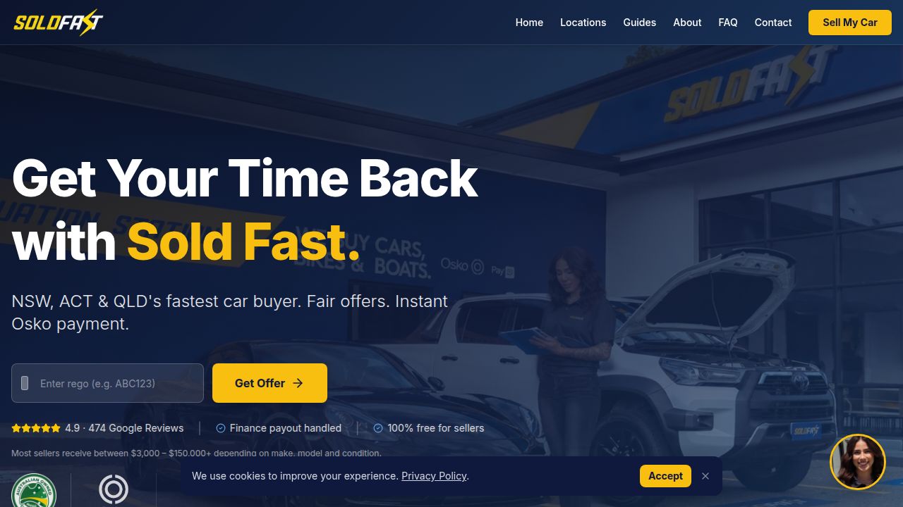 Sold Fast Sell My Car Fast NSW, ACT & QLD | Fast Offer | Sold Fast